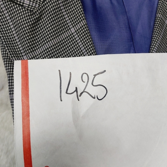 NWT MICHAEL Michael Kors Houndstooth Plaid Button Front Blazer P1425 - Picture 8 of 8